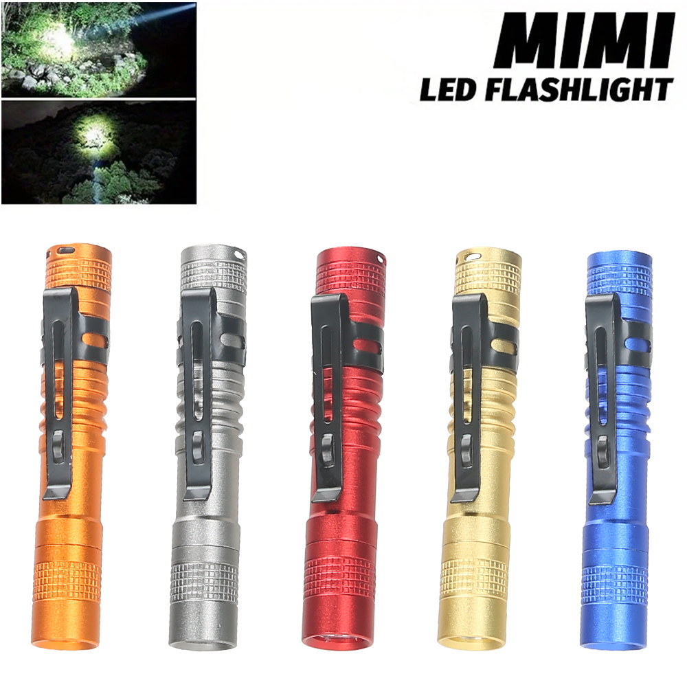 Outdoor Camping Lights - ไฟฉาย LED แบบพกพาขนาดเล็กพร้อมคลิปหนีบ ความสว่างสูงพิเศษ ความสว่างสูง ไฟฉายพกพาสำหรับตั้งแคมป์กลางแจ้งฉุกเฉิน