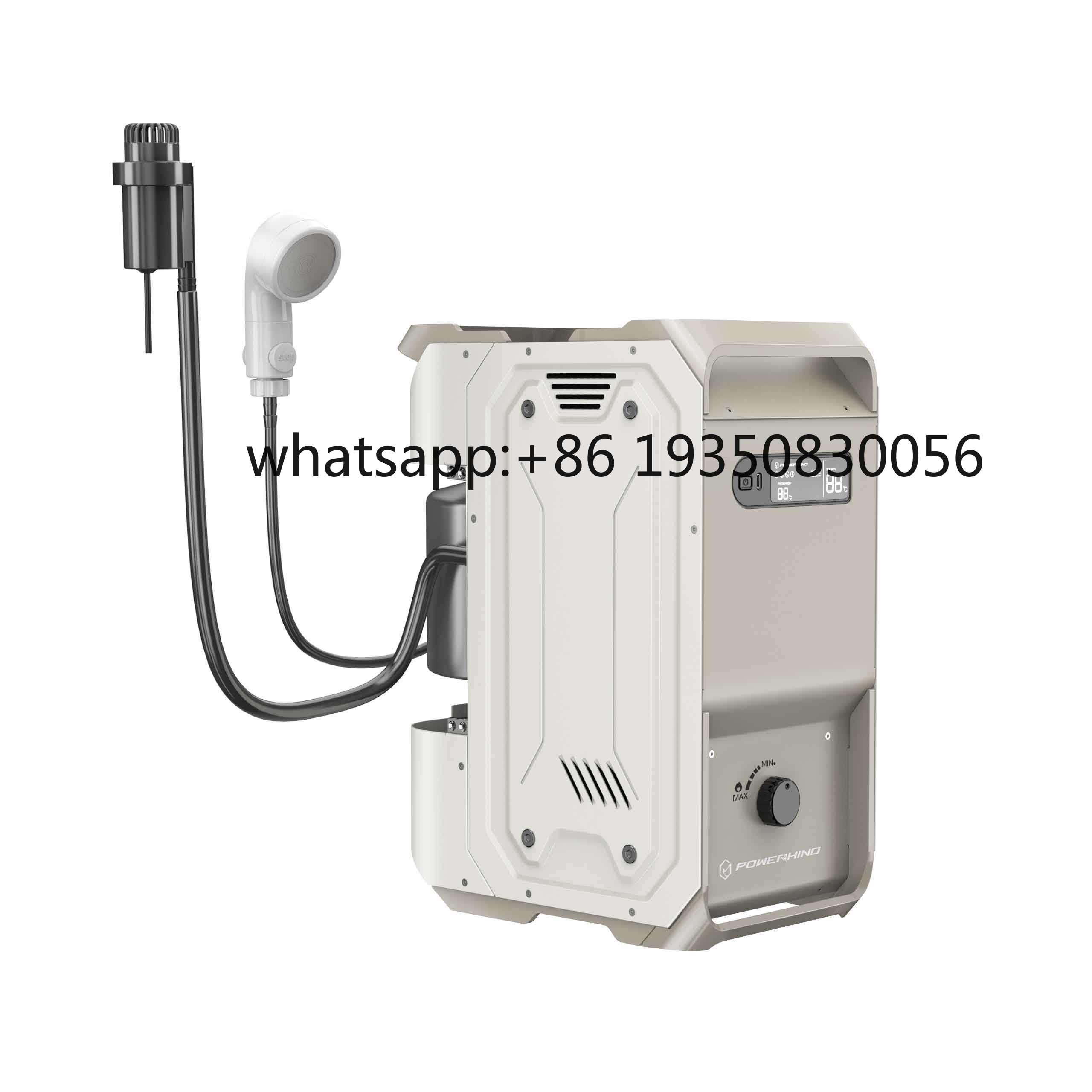 Outdoor Camping Water Heater - เครื่องทำน้ำอุ่นแบบพกพาใช้แก๊สโพรเพน สำหรับรถบ้านเคลื่อนที่ ชีวิตนอกระบบไฟฟ้า และการใช้งานกลางแจ้ง ครัวเรือน และการตั้งแคมป์