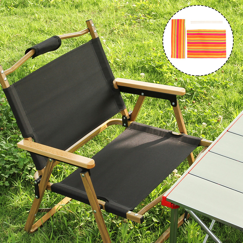 Outdoor Camping Chairs - ชุดผ้าคลุมเก้าอี้ผ้าใบแบบพับได้สำหรับเก้าอี้ผู้กำกับ 1 ชุด ใช้แทนผ้าคลุมเก้าอี้พกพาสำหรับตั้งแคมป์กลางแจ้ง