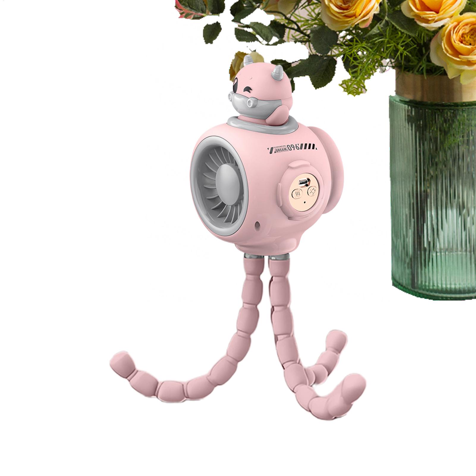 Outdoor Camping Fans - พัดลมคลิปหนีบสำหรับรถเข็นเด็ก พัดลมสามระดับความเร็ว ชาร์จ USB ใช้สำหรับช็อปปิ้ง แคมป์ปิ้ง