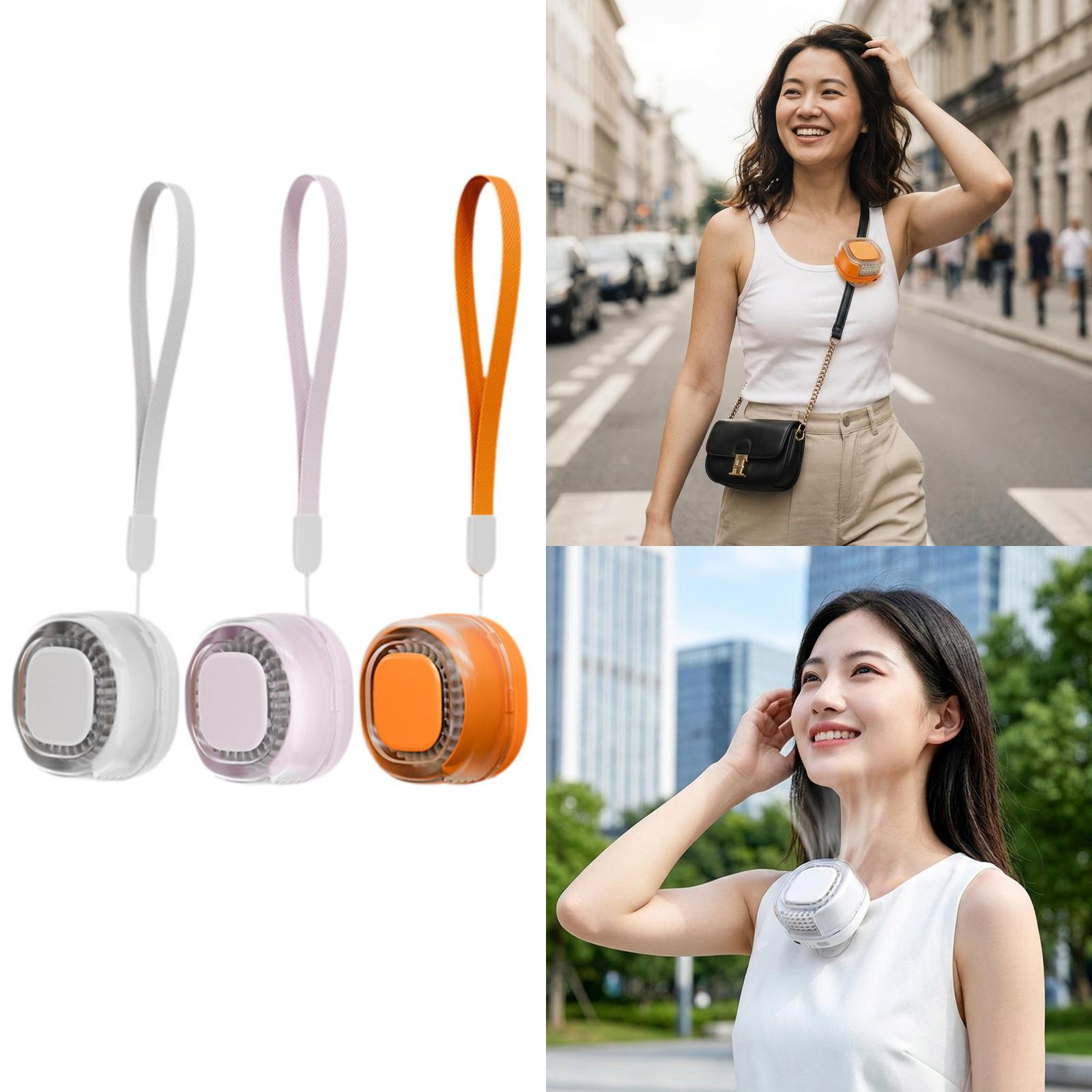Outdoor Camping Fans - พัดลมพกพาแบบหนีบเอว ชาร์จไฟได้ พัดลมขนาดเล็กแบบคลิปหนีบ ใช้งานได้ทั่วไป สำหรับทำงานกลางแจ้ง ตั้งแคมป์