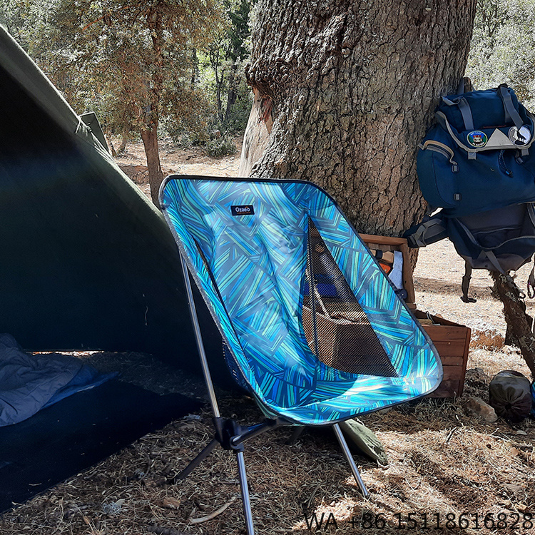 Outdoor Camping Chairs - เก้าอี้พับพกพาสำหรับตั้งแคมป์ น้ำหนักเบา เก้าอี้ทรงพระจันทร์ เก้าอี้ตกปลาสำหรับกิจกรรมกลางแจ้ง จากผู้ผลิต