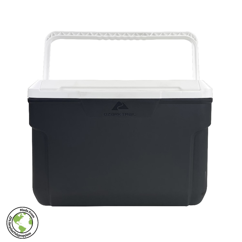 Outdoor Camping Food - กล่องเก็บความเย็นแบบแข็งมีล้อ ขนาด 10 ควอร์ต สำหรับแคมป์ปิ้ง ปิกนิก