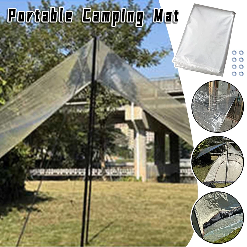 Outdoor Camping Mat Waterproof - อุปกรณ์ตั้งแคมป์ เดินป่า แบ็คแพ็คกิ้ง อุปกรณ์กลางแจ้ง แผ่นรองพื้นกันน้ำน้ำหนักเบาพิเศษ แผ่นรองพื้นเต็นท์