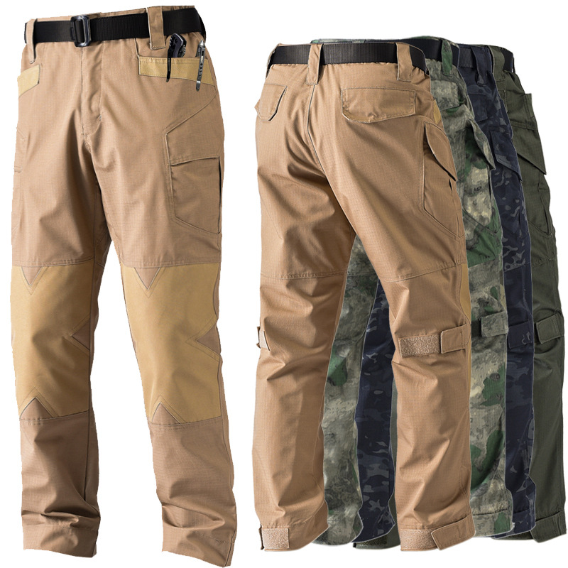 Outdoor Camping In Winter - กางเกงเดินป่าชาย Ripstop Casual Cargo กางเกงทํางานกางเกง COMBAT