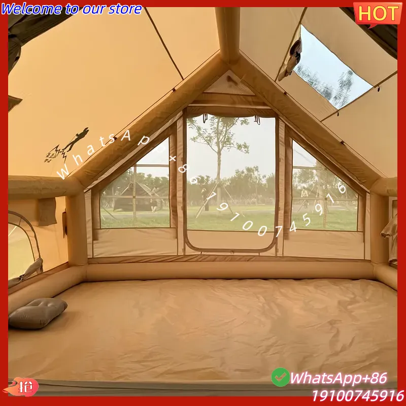 Outdoor Camping Events 2026 - เต็นท์แคมป์ปิ้งแบบเป่าลม 2026 Forerunner 7.0 รุ่นปรับแต่งพิเศษ ผ้า