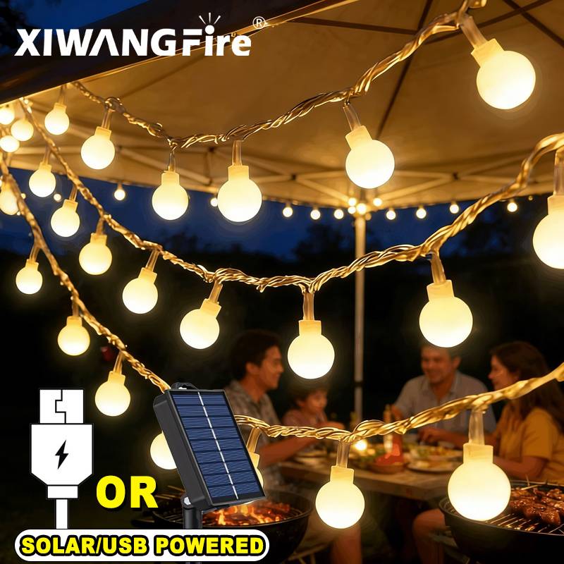 ไฟประดับโซลาร์เซลล์/USB/แบตเตอ - Outdoor Camping Lights บทวิจารณ์และราคา