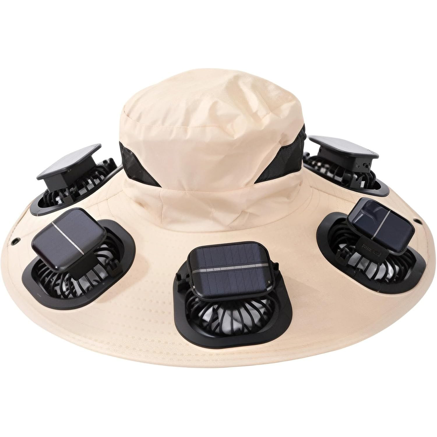หมวกกันแดดพัดลม 6 ใบพัด รุ่น 2 - Outdoor Camping Fans บทวิจารณ์และราคา
