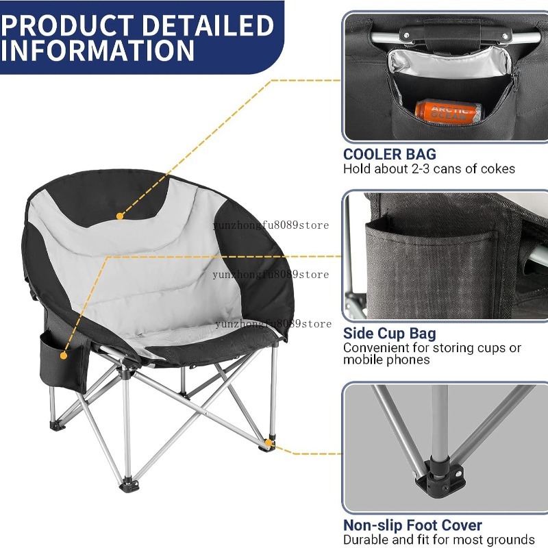 เก้าอี้แคมป์ปิ้งทรงกลมขนาดใหญ่ - Outdoor Camping Chairs บทวิจารณ์และราคา
