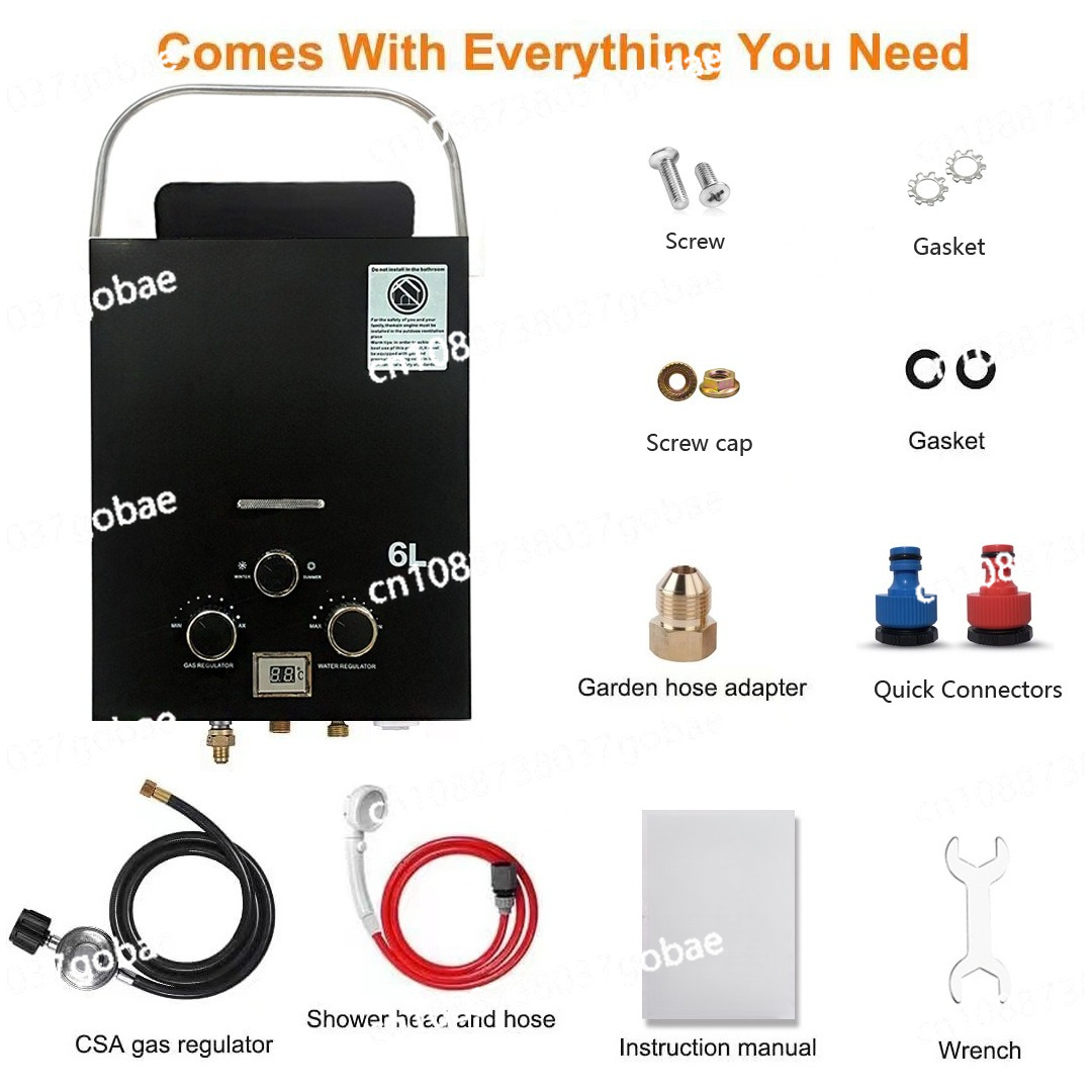 เครื่องทำน้ำอุ่นกลางแจ้งแบบพกพ - Outdoor Camping Water Heater บทวิจารณ์และราคา