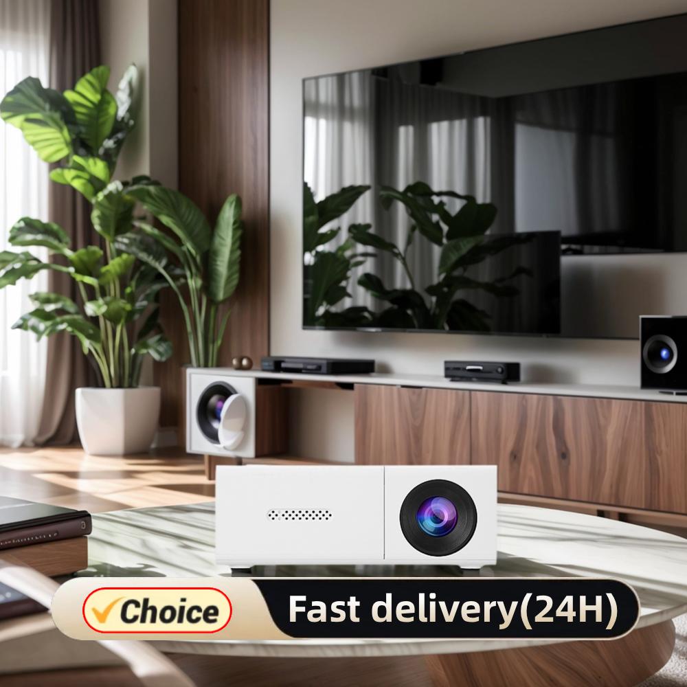 โปรเจคเตอร์พกพา LED 1080P พร้อ - Outdoor Camping Movies บทวิจารณ์และราคา