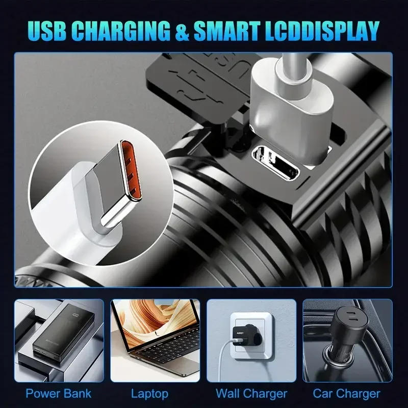 ไฟฉาย LED สว่างเป็นพิเศษ USB ช - Outdoor Camping Lights บทวิจารณ์และราคา