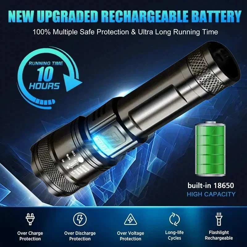 ไฟฉาย LED สว่างเป็นพิเศษ USB ช - Outdoor Camping Lights บทวิจารณ์และราคา