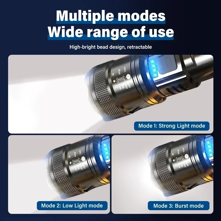ไฟฉาย LED สว่างเป็นพิเศษ USB ช - Outdoor Camping Lights บทวิจารณ์และราคา