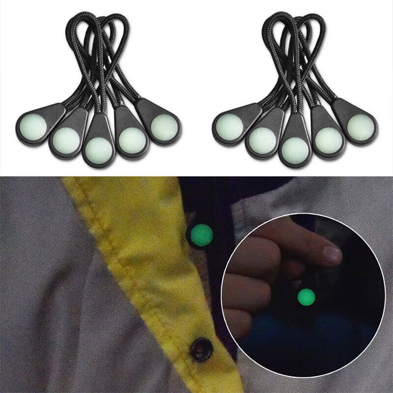 20/10pcs Luminous Zipper PULLE - Outdoor Camping Show บทวิจารณ์และราคา