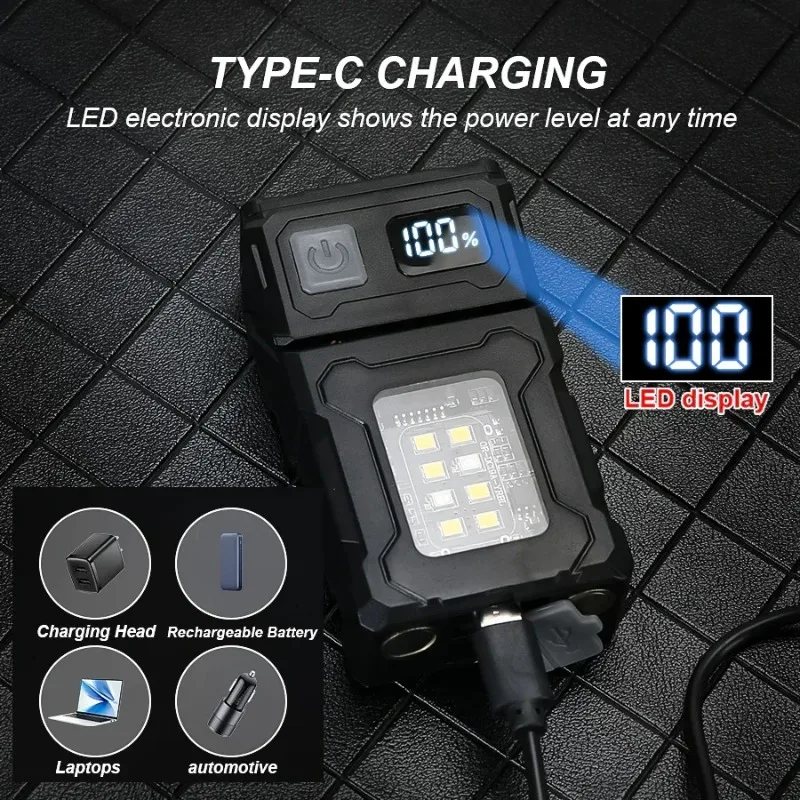 ไฟฉายมินิ LED แบบพกพา ชาร์จผ่า - Outdoor Camping Lights บทวิจารณ์และราคา