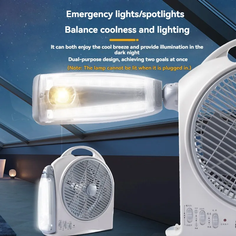 พัดลมไฟฟ้าแบบพกพาขนาด 10 นิ้ว  - Outdoor Camping Fans บทวิจารณ์และราคา