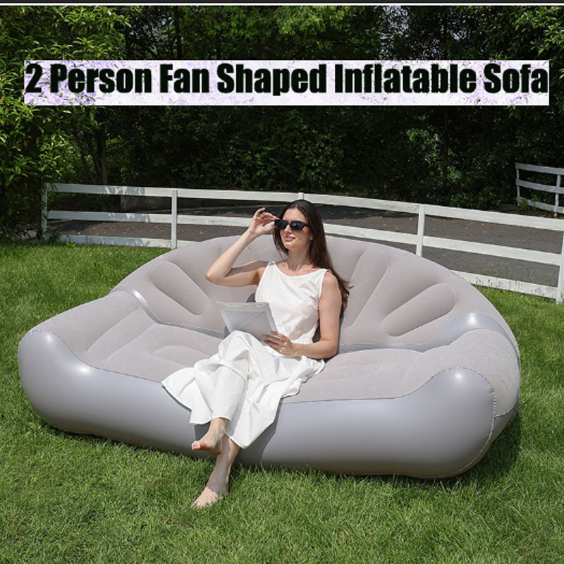 โซฟาเป่าลมรูปพัดลมสำหรับ 2 คน  - Outdoor Camping Fans บทวิจารณ์และราคา