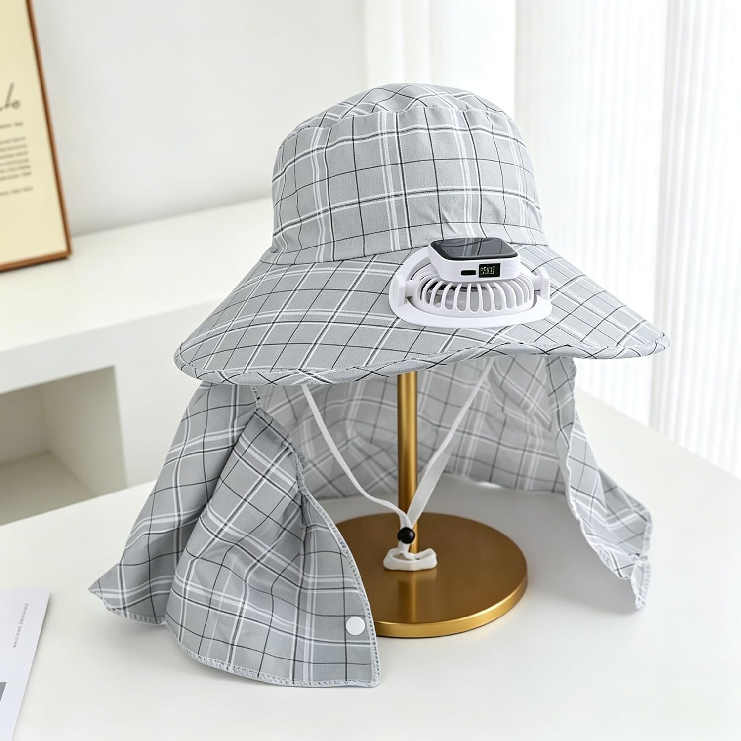 หมวกพัดลมพลังงานแสงอาทิตย์ 1 ช - Outdoor Camping Fans บทวิจารณ์และราคา