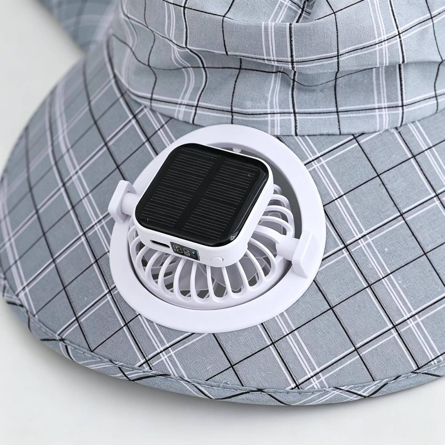 หมวกพัดลมพลังงานแสงอาทิตย์ 1 ช - Outdoor Camping Fans บทวิจารณ์และราคา