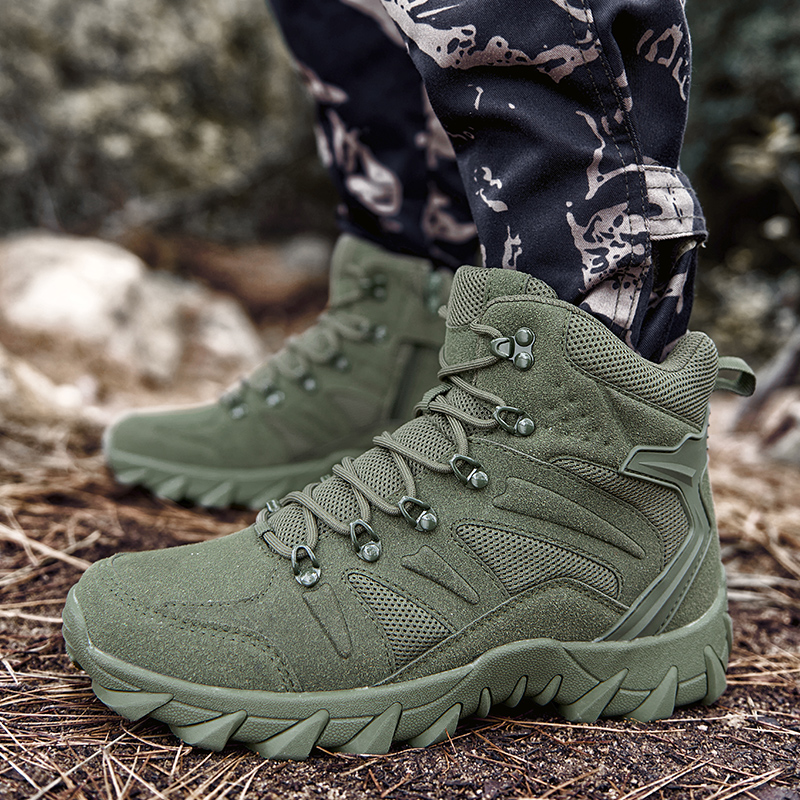 รองเท้าบูทฝึกซ้อมรบในทะเลทรายส - Outdoor Camping In Winter บทวิจารณ์และราคา