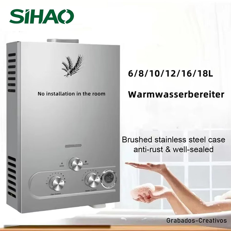 เครื่องทำน้ำอุ่นแก๊ส SIHAO 12L - Outdoor Camping Water Heater บทวิจารณ์และราคา