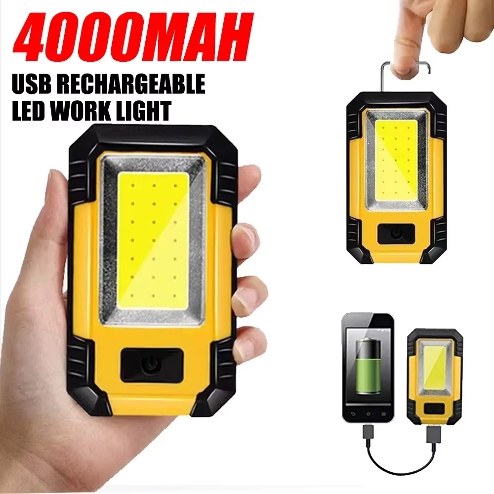ไฟฉายชาร์จได้ 4000mAh แสงสว่าง - Outdoor Camping Lights บทวิจารณ์และราคา