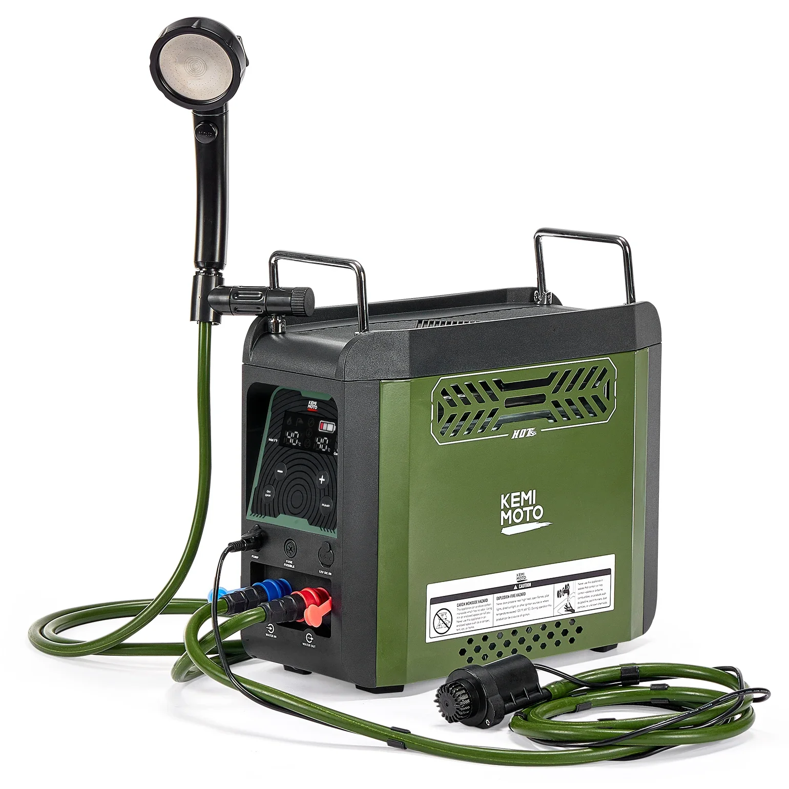 KEMIMOTO เครื่องทำน้ำอุ่นแบบพก - Outdoor Camping Water Heater บทวิจารณ์และราคา