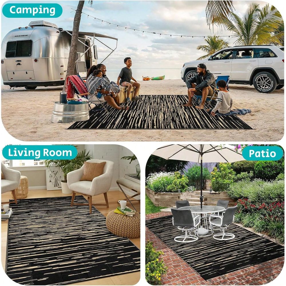 พรมกลางแจ้งกันน้ำสำหรับลานบ้าน - Outdoor Camping Mat Waterproof บทวิจารณ์และราคา