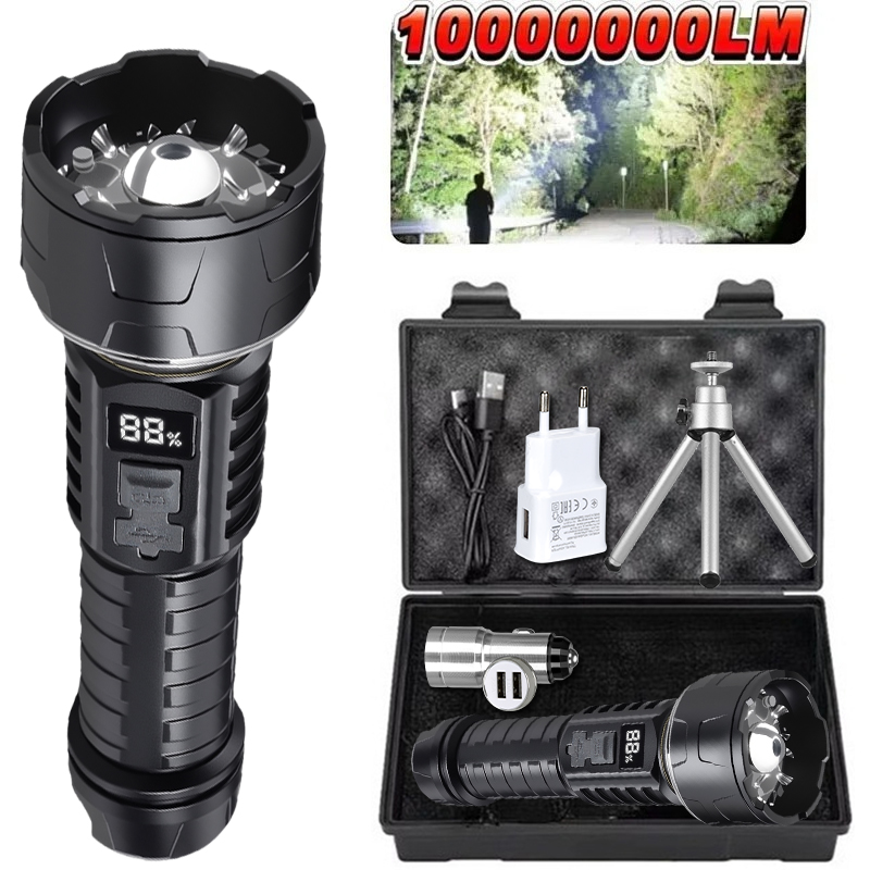 ไฟฉาย LED แบบ COB แบบชาร์จไฟได - Outdoor Camping Lights บทวิจารณ์และราคา