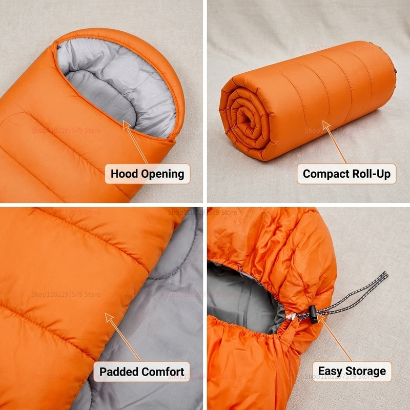 ถุงนอนแคมป์ปิ้งน้ำหนักเบา 4 ฤด - Outdoor Camping In Winter บทวิจารณ์และราคา
