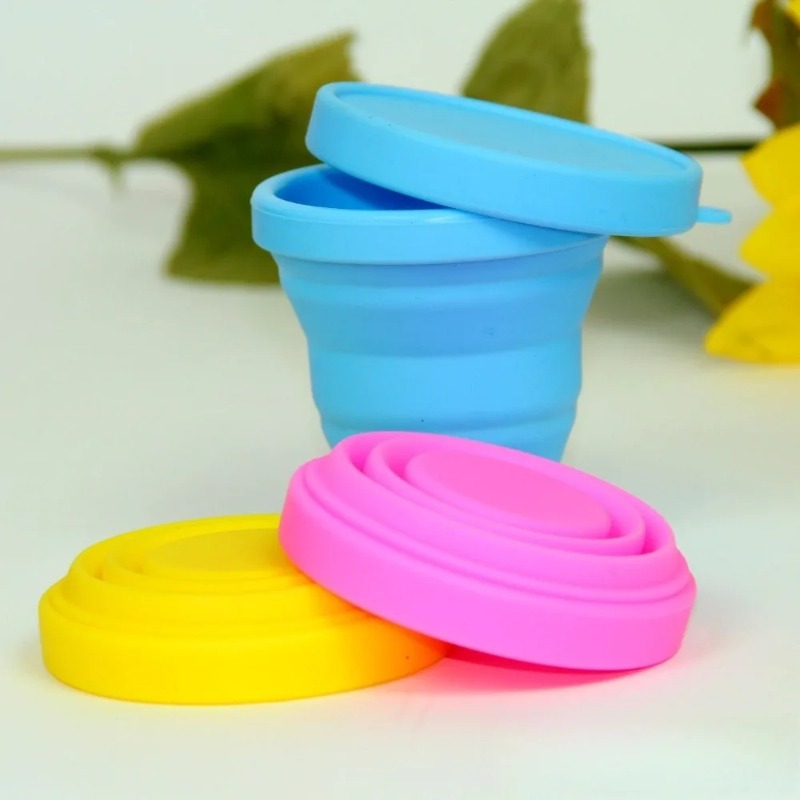 แก้วซิลิโคนพับได้ ขนาด 200 มล. - Outdoor Camping Food บทวิจารณ์และราคา