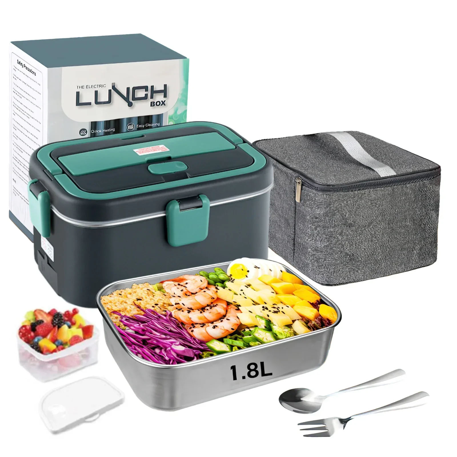 กล่องอาหารกลางวันไฟฟ้าอุ่นอาหา - Outdoor Camping Food บทวิจารณ์และราคา