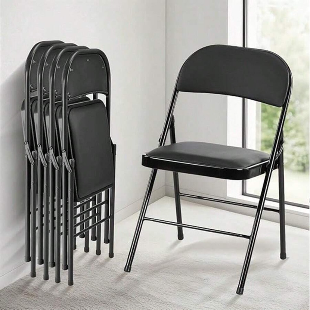 เก้าอี้พับ 4 ตัว พร้อมเบาะหนัง - Outdoor Camping Chairs บทวิจารณ์และราคา