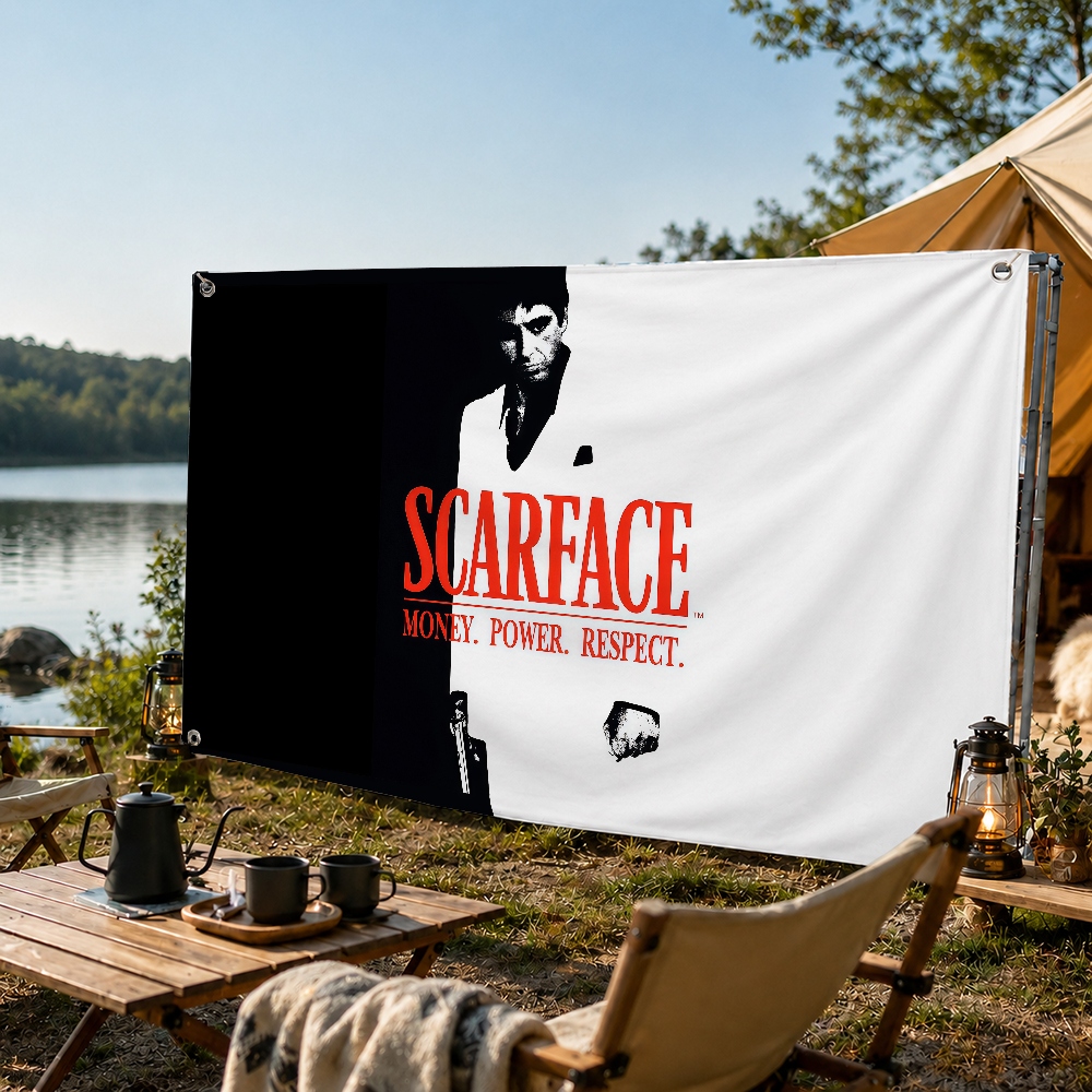 ธงตกแต่งหน้าจอภาพยนตร์ S-Scar  - Outdoor Camping Movies บทวิจารณ์และราคา