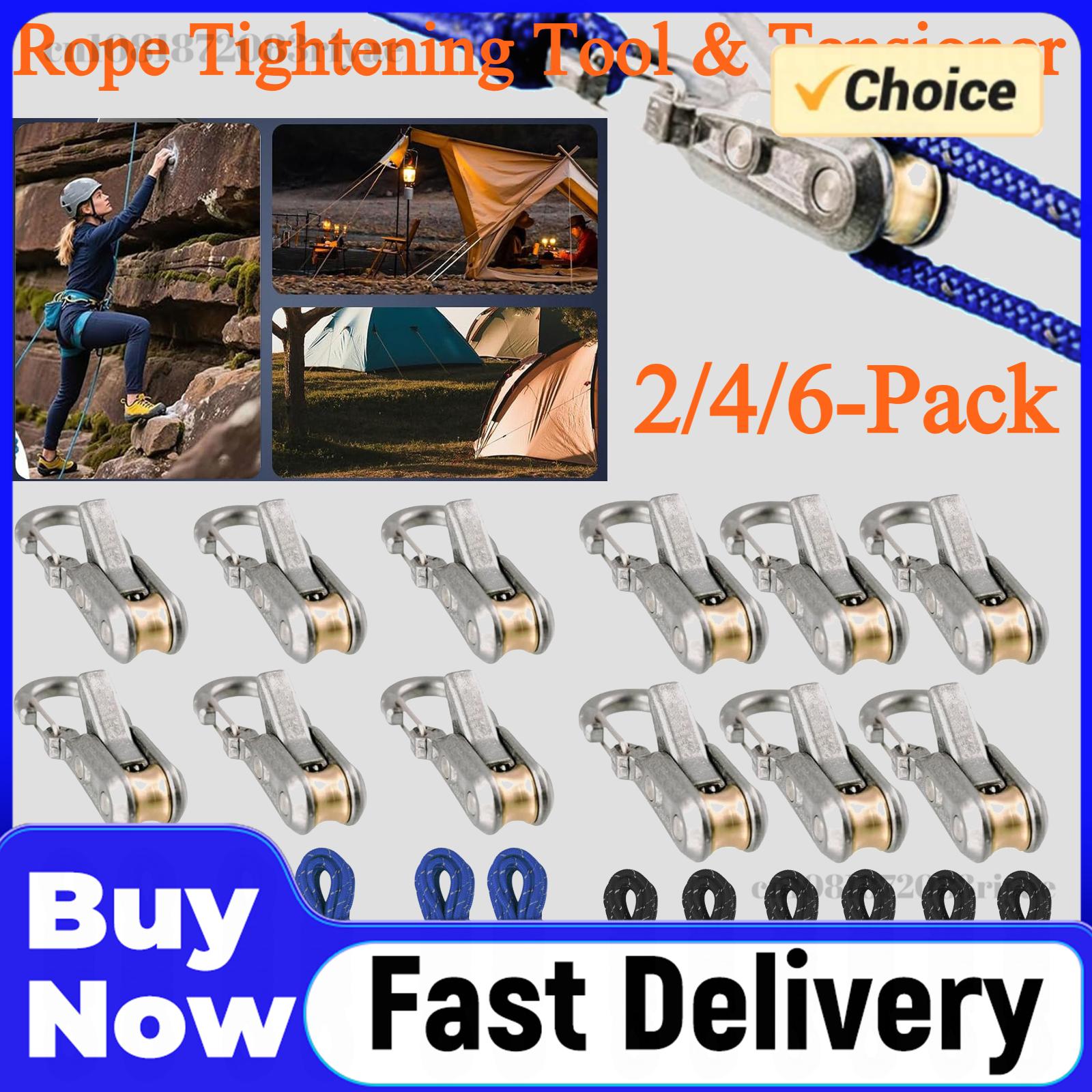 ชุดเครื่องมือรัดเชือกและตัวปรั - Outdoor Camping Guy บทวิจารณ์และราคา