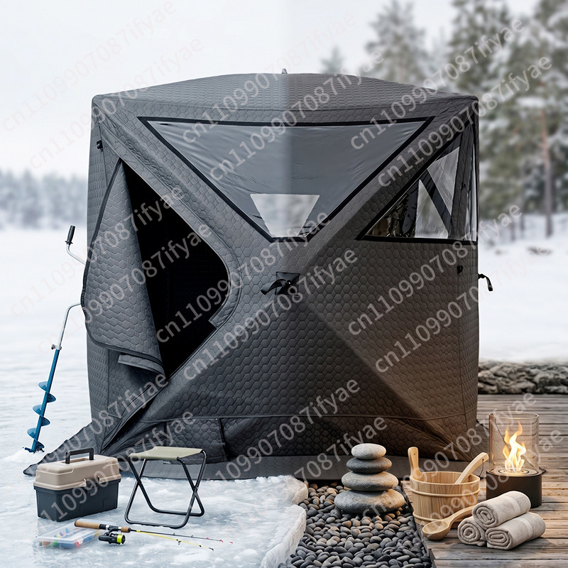 เต็นท์ซาวน่ากลางแจ้งสำหรับตกปล - Outdoor Camping In Winter บทวิจารณ์และราคา