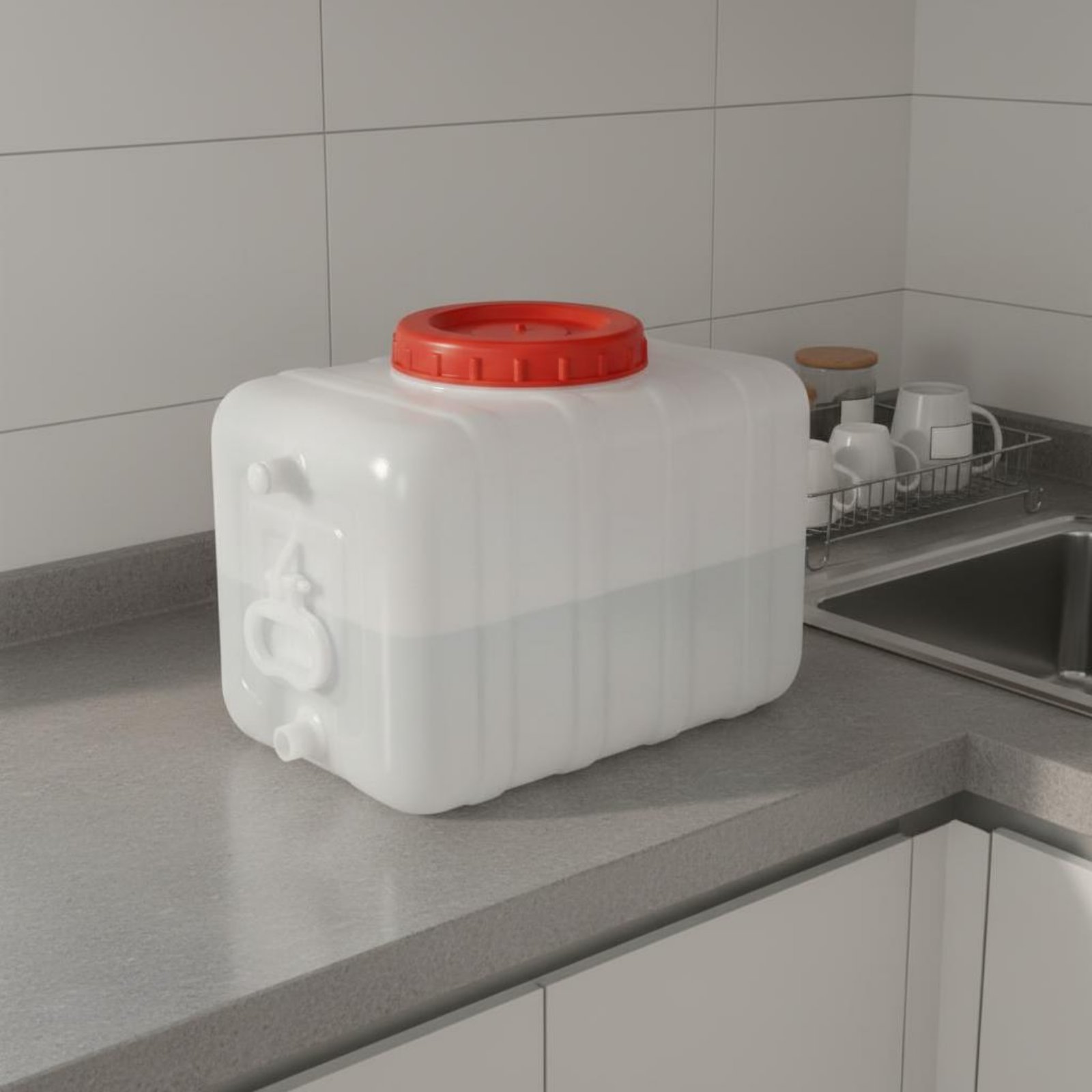 เหยือกน้ำพลาสติกเกรดอาหาร ฝาปิ - Outdoor Camping Food บทวิจารณ์และราคา