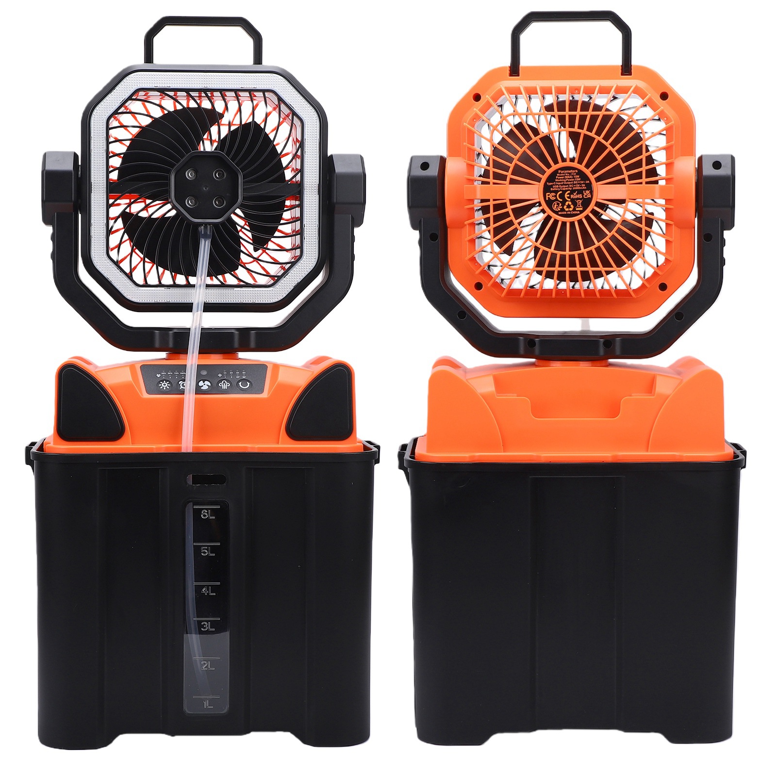 พัดลมแคมป์ปิ้งแบบชาร์จไฟได้พร้ - Outdoor Camping Fans บทวิจารณ์และราคา