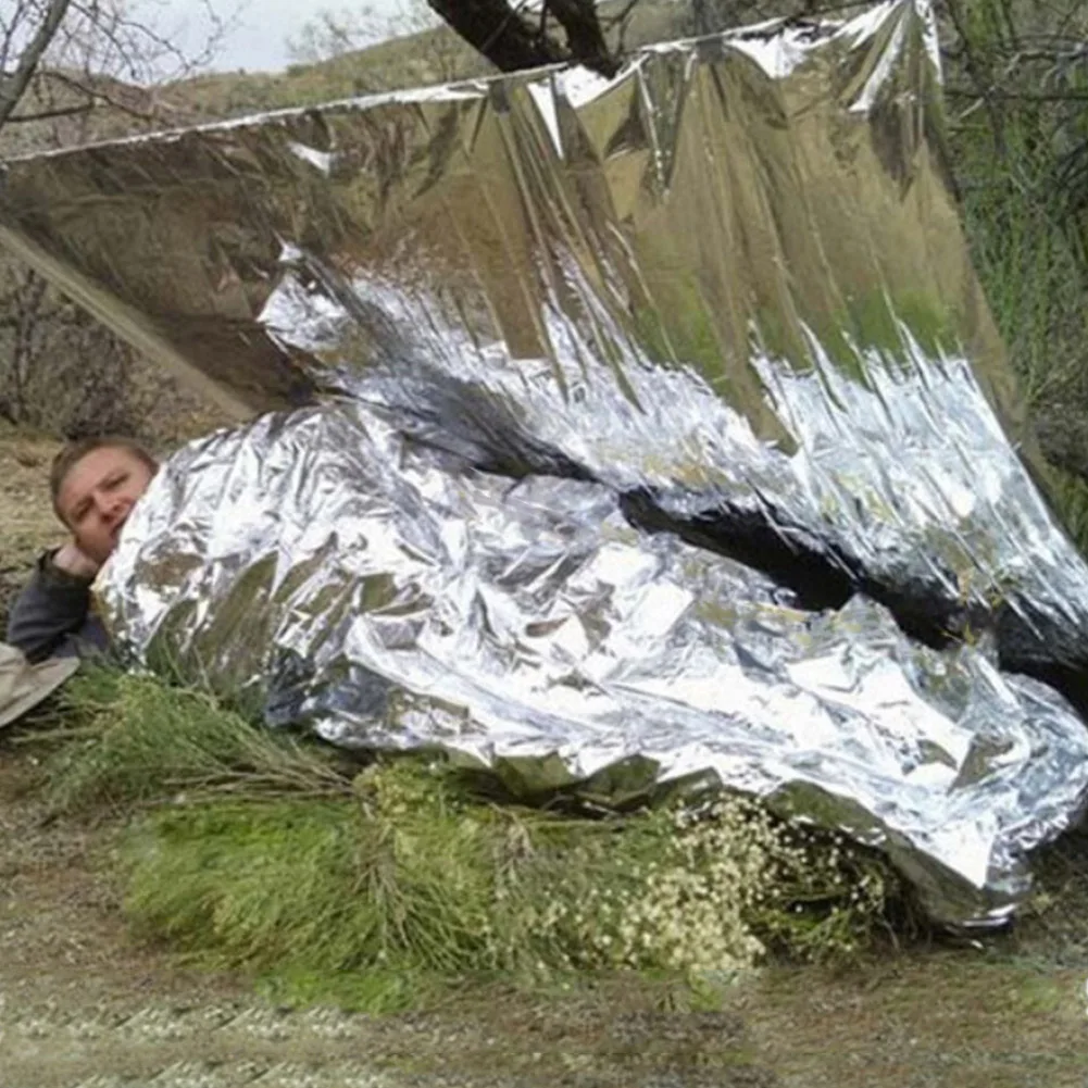 1-30PCS ผ้าห่มฉุกเฉินกลางแจ้ง  - Outdoor Camping Mat Waterproof บทวิจารณ์และราคา