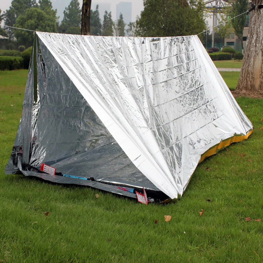 1-30PCS ผ้าห่มฉุกเฉินกลางแจ้ง  - Outdoor Camping Mat Waterproof บทวิจารณ์และราคา