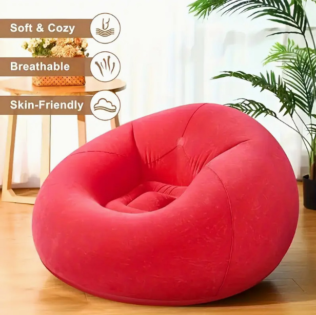 เก้าอี้บีนแบ็กพกพาแบบเป่าลม โซ - Outdoor Camping Movies บทวิจารณ์และราคา